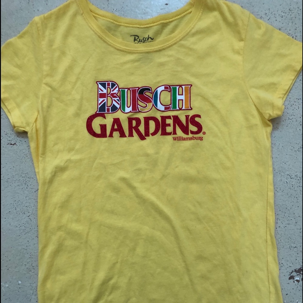 Busch Gardens Williamsburg Girl’s Yellow Tee